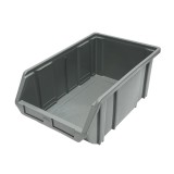 Cutie plastic depozitare gri 226x390x167 mm
