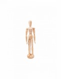 Figurina Corp Uman cu articulatii mobile pe suport vertical pentru Pictura desen, PLAYBOX