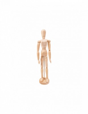 Figurina Corp Uman cu articulatii mobile pe suport vertical pentru Pictura desen foto