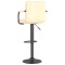 Scaun de bar, crem, catifea - 4
