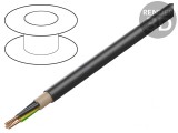Cablu Electric NYY 3G1,5mm2 Cu PVC Negru