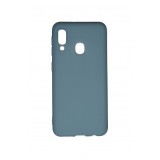 Husa Silicon Matt Gri pentru Samsung Galaxy A21s (A207) - Protectie Premium
