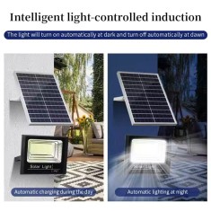 15000 mAh proiector solar 800 W, lanternă solară de perete, impermeabil, lumină solară de grădină, lampă strad