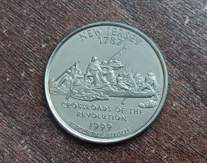 M3 C50 - Quarter dollar - sfert dolar - 1999 - New Jersey - D - America USA
