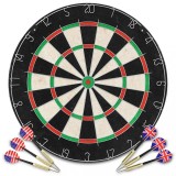 VidaXL Placă de darts profesională cu 6 săgeți, sisal