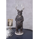 Statueta din rasini cu urs cu coarne CW212, Animale