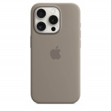 Cumpara ieftin Husa de protectie Apple Silicone Case cu MagSafe iPhone 15 Pro, Culoare Clay