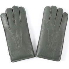 Manusi Barbati din Piele de Miel cu Lana Merino - Captusite, Groase, pentru Iarna, Elegante si Calduroase, Ideale pentru Condus si Ocazii Speciale, Ve