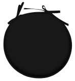 Pernă De Scaun Ronde Nelson 40X40 Cm, Culoare Negru, 100% Poliester