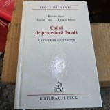 Codul de procedura fiscala. Comentarii si explicatii - Horatiu Sasu, Lucian Tatu, Dragos Patroi