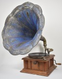 Gramofon vechi cu palnie / original The Gramophone Co. Ltd. Hayes Middlesex England Model 101 His Master Voice HMV cca.1900