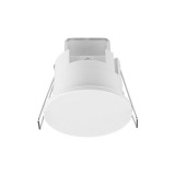 Senzor de miscare, incastrat in tavan, IP54, detectie 1-8m, radar CW 24GHz, raza 360 grade, 76 x 66.2 mm, alb