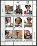 MARSHALL ISLANDS 2001 AL II-LEA RAZBOI MONDIAL IN PACIFIC, Nestampilat