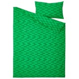 Cumpara ieftin Lenjerie de pat pentru copii BLASKATA, husa pilota 150x200 + fata perna 50x80, verde - NOU