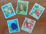 NEW-ZEELANDA-''FRUCTE''- LOT =5v.-vezi-Scan