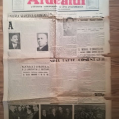 6 ian 1946 ziar ARDEALUL dir Anton Ionel Mureseanu / regele Mihai, Iulia Maniu