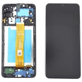 Display ecran cu Touchscreen si Rama pentru Samsung A12 Nacho, A127, Incell, Negru