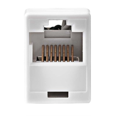 Adaptor de retea Nedis CCGP89005WT, Cat5 RJ45 mama - RJ45 mama, alb foto