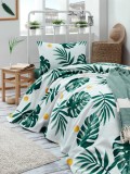 Cumpara ieftin Set Lenjerie de pat single Palm, 160 x 235 cm