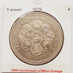 1880 Insula Man 1 crown 1979 Elizabeth II (Manx Coinage) km 45