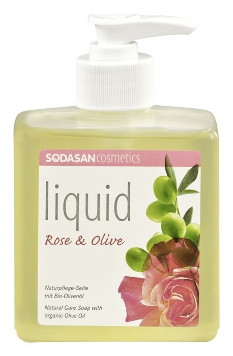 Sapun Lichid/Gel De Dus Bio Trandafir-Masline 300 ml Sodasan