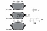 TEXTAR 2222001 Q+ set placute frana disc