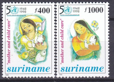 DB1 Surinam 1998 OMS 2 v. MNH foto