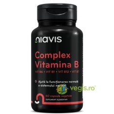 Vitamina B Complex (Vit B6 + Vit B1 + Vit B12 + Vit B7) 60cps