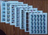 RO 1992 ,LP 1300 ,&quot;Fauna din regiunile nordice&quot; , serie in coli de 25, MNH, Nestampilat