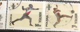 Timbre - Polonia Polska - >50 - Tematica Sport JO Montreal