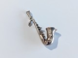 Pandant din argint -saxofon #1899