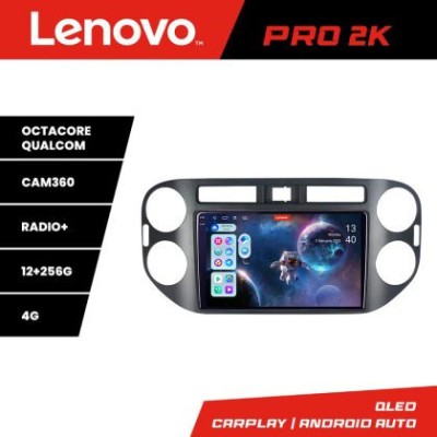Navigatie VW TIGUAN- 2006-2016 8 core QLED 2K 12+256 360 Android Waze USB Navigatie Internet Youtube Radio Lenovo CarStore Technology foto