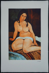 Amedeo Modigliani - Litografie (nud) foto