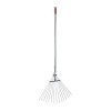 Grebla pentru frunze, gradina, galvanizata, coada metal, 15 dinti, Strend Pro