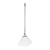 Cumpara ieftin Grebla pentru frunze, gradina, galvanizata, coada metal, 15 dinti, Strend Pro