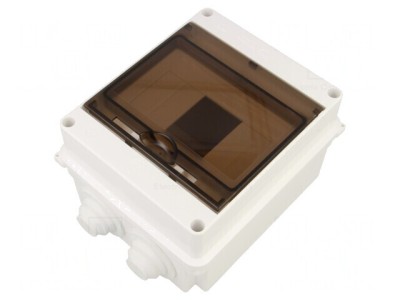 Carcasă pentru aparatură modulară IP55, albă, 6 module foto