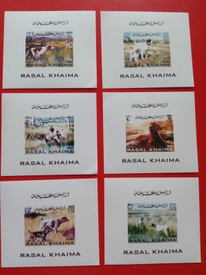 RAS AL KHAIMA, C&amp;Acirc;INI - COLIȚE MNH foto