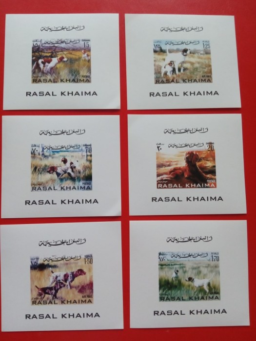 RAS AL KHAIMA, C&Acirc;INI - COLIȚE MNH
