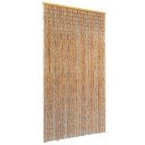 VidaXL Perdea de ușă pentru insecte, bambus, 100x220 cm