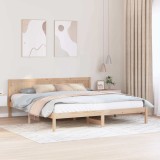 Cumpara ieftin Cadru de Pat din Lemn de Pin Lemn natural Lemn masiv de pin