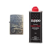 Bricheta Tip Zippo, 3D Relief, Metalica, King of 4wd si Lichid Zippo 125 ml M2