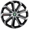 Set 4 Capace Roti Evo Gri-Negru R16, pentru SKODA