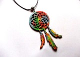 Pandantiv cu Dreamcatcher din lemn 46899