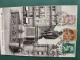 Carte postala Strasburg ,anul 1924 , circulata cu timbre si stampile , stare foarte .Catre Regimentul Ferdinand -Arad -Regatul Romaniei, Printata