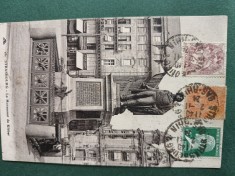 Carte postala Strasburg ,anul 1924 , circulata cu timbre si stampile , stare foarte .Catre Regimentul Ferdinand -Arad -Regatul Romaniei