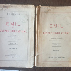 J. J. Rousseau - Emil sau despre educatie (2 volume)