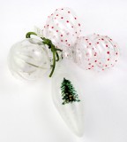 Decoratiune Craciun - Glass Ball Set, 4 pieces | Greetings Art S.R.L.