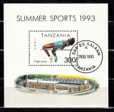 A10 JC 37 - Colita foarte veche - Tanzania - dantelata - jocurile sportive 1993