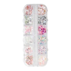 Decor pentru manichiură, set colorat foto