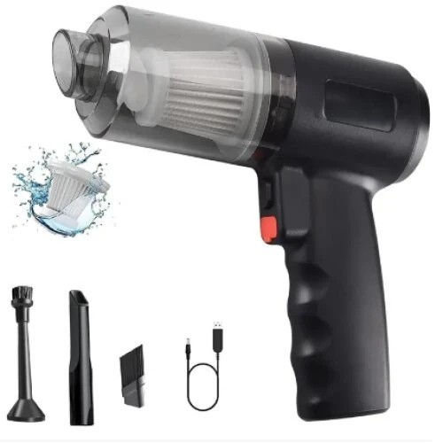 Mini Aspirator Portabil 3 in 1 DIMIĂ&sbquo;&Acirc;&reg;, Functii aspirare si suflat aer, Pentru Casa si Masina, 120 W,